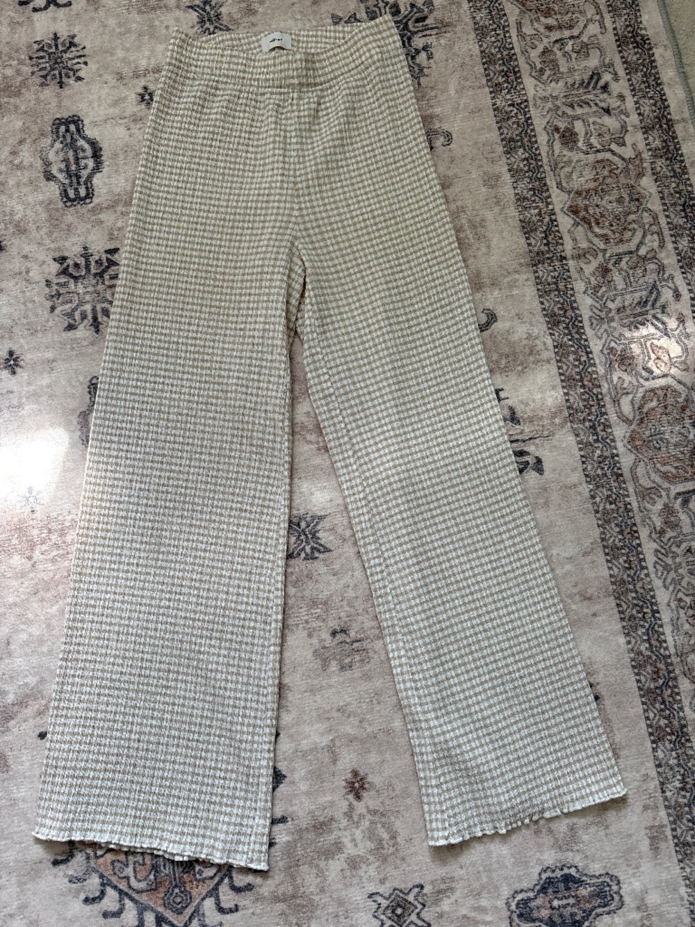 Aritzia Wilfred Gingham Pant